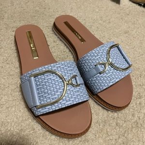 Light blue sandals
